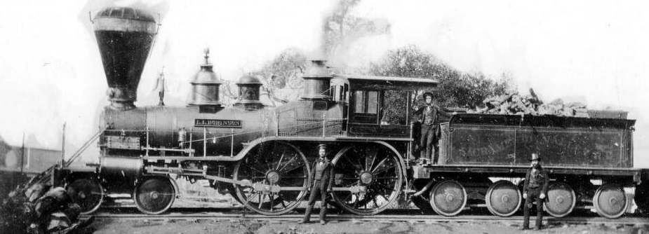 1867 Locomotive on SF&SJ line