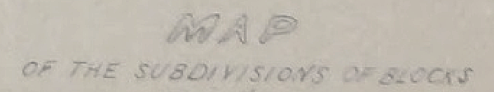 map of the subdivisions of blocks